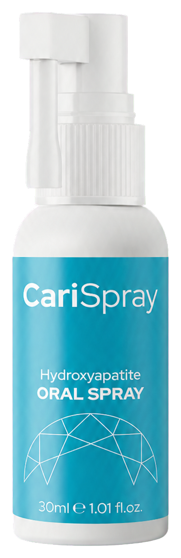 CariSpray Adults oral care spray bottle